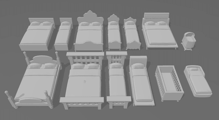 Miniaturas - The Sims - Camas