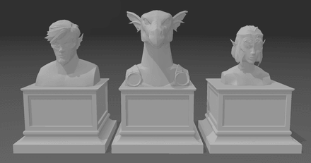Bustos - World Of Warcraft - Dracthyr y Visages