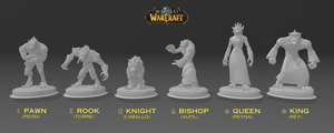 Set de Ajedrez - World of Warcraft - Worgens
