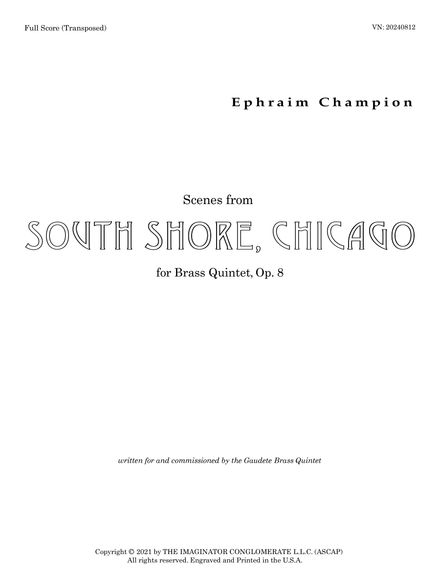 Scenes from South Shore, Chicago (for Brass Quintet) 