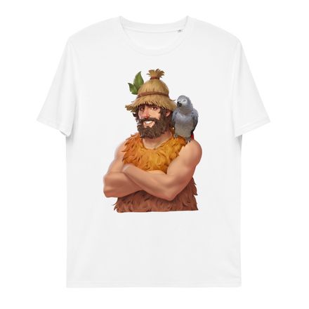 Unisex Organic Cotton T-Shirt with Hecules