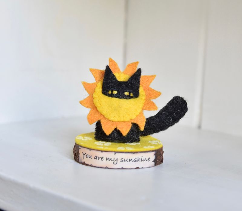 You Are My Sunshine - Miniature Cat Ornament 
