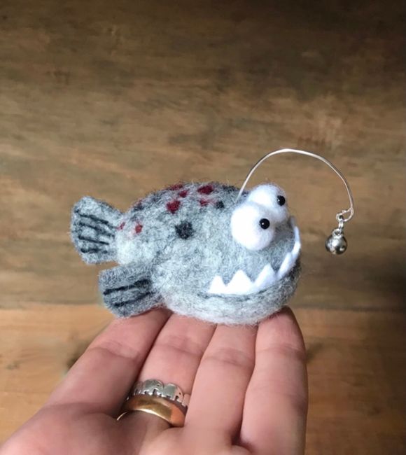 Angler Fish - Needle Felting Pattern PDF