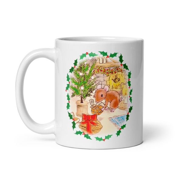 &#x27;Within Festive Spirit&#x27; - Ceramic Mug - Robin&#x27;s Gift