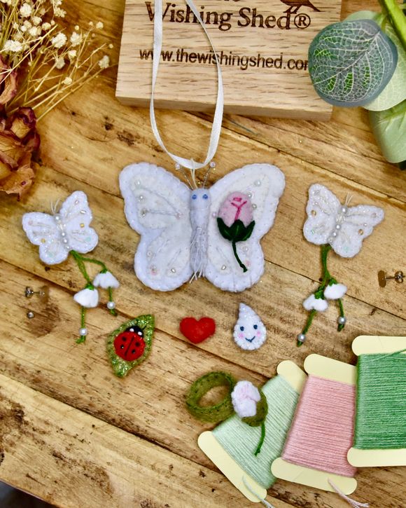 Airia The Butterfly Sewing Pattern The Wishing Shed®️ Necklace Locket Notebook