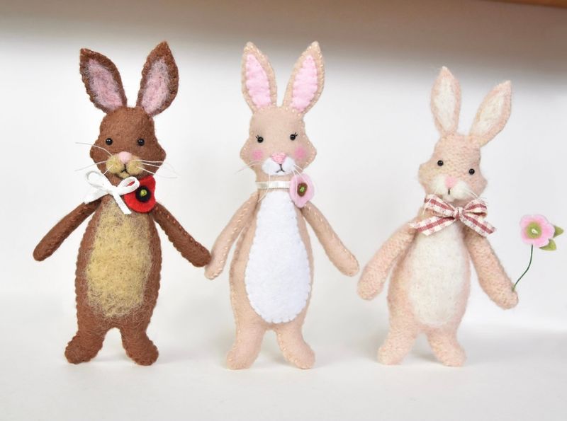 Blossom Bunny - Sewing Pattern PDF Tutorial - The Wishing Shed