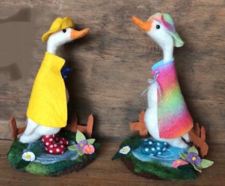 Puddle Duck - Runner Duck - Needle Felting Pattern PDF - The Wishing Shed