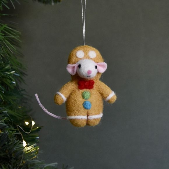 PDF FILES Gingerbread Mouse Needle Felting Pattern 