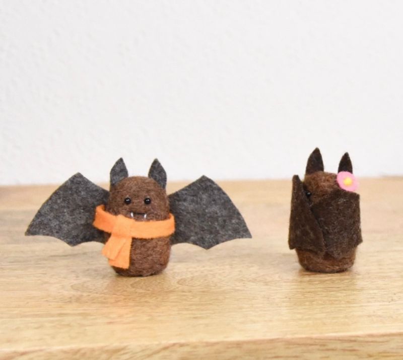 Cuthbert The Bat - Needle Felting Pattern PDF - Tutorial - Halloween Decoration Harry Potter