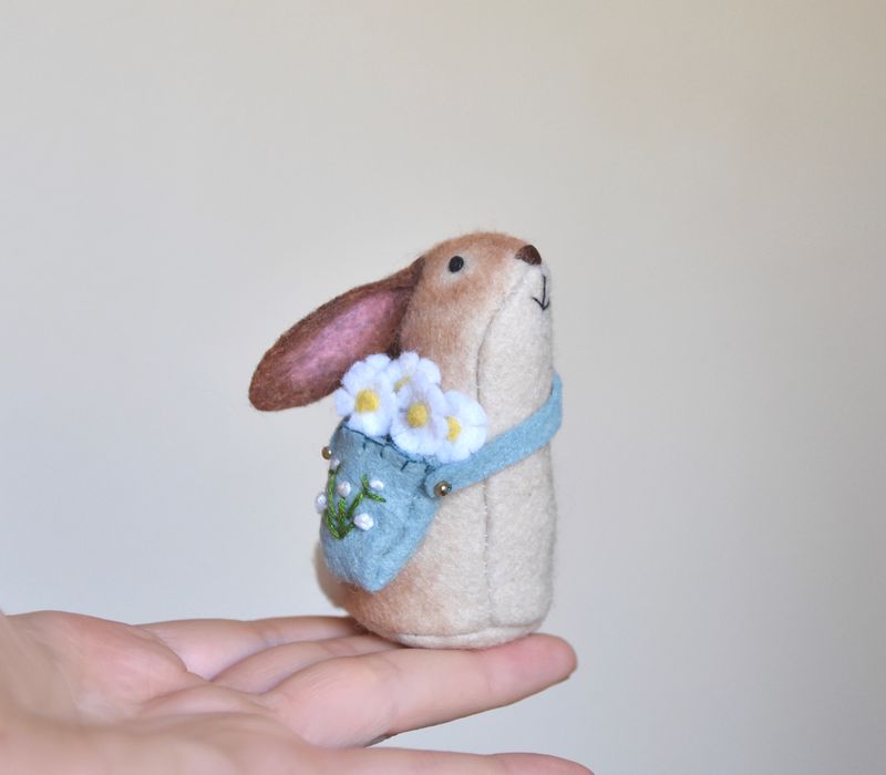 Flower Bunny Sewing Pattern 