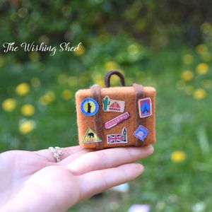 Miniature Working Suitcase - Felt Sewing Pattern