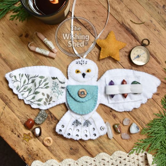 Orwin the Owl Keepsake Case Sewing Pattern PDF File ©️The Wishing Shed 