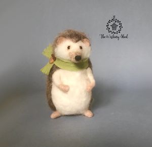  Hedgehog - Animal Needle Felting Pattern PDF - Tutorial - The Wishing Shed