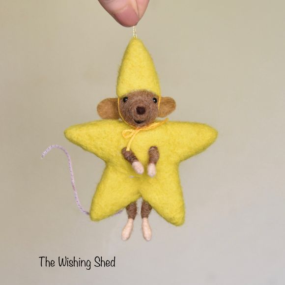 PDF FILES Star Mouse Needle Felting Pattern 