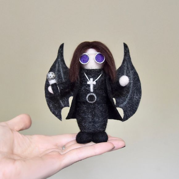 Gothic Musician Needle Felting Pattern - PDF Tutorial 