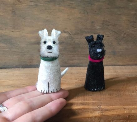 Miniature Sitting Dog - Sewing Pattern PDF Tutorial - The Wishing Shed