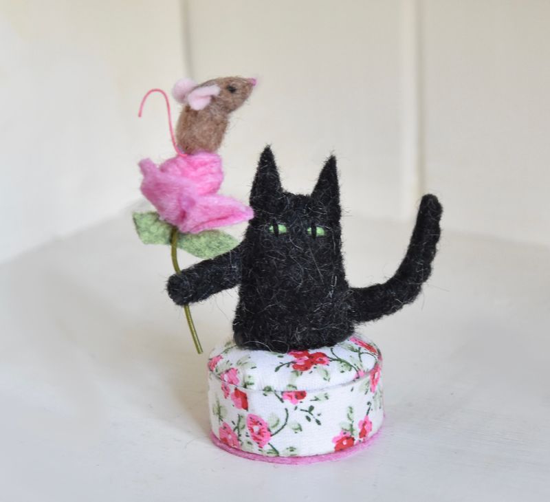 purple rose toy Gund Take-Alongs Maeve Rose Pink Cat Plush