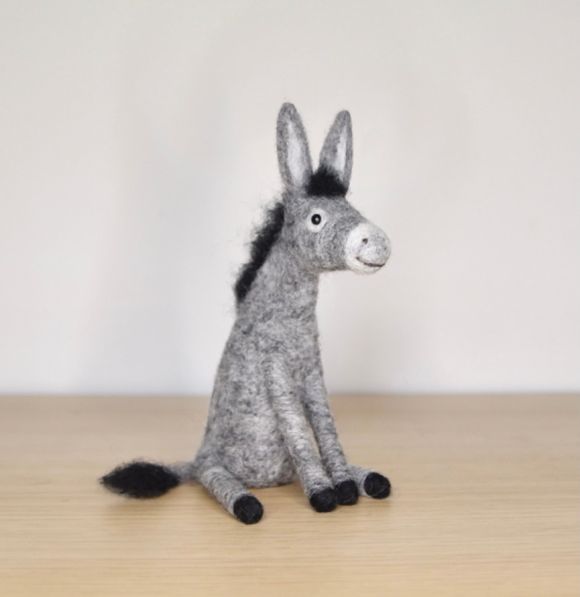 Dinky Donkey - Needle Felting Pattern PDF