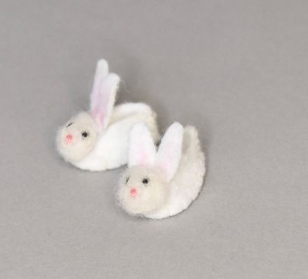 Miniature Bunny Slippers - Easy Sewing Pattern 