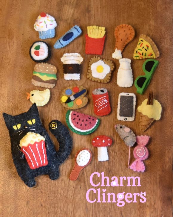 Mixed Charms Set 1 -  Add Ons For Charm Clingers– PDF  Pattern The Wishing Shed®