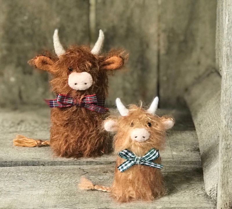 Highland Cow  - Sewing Pattern PDF Tutorial - The Wishing Shed