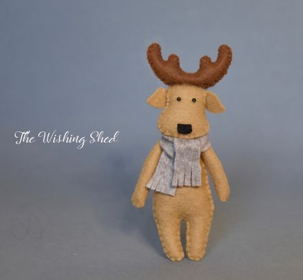 Reindeer Doll -  Sewing Pattern PDF - Tutorial  