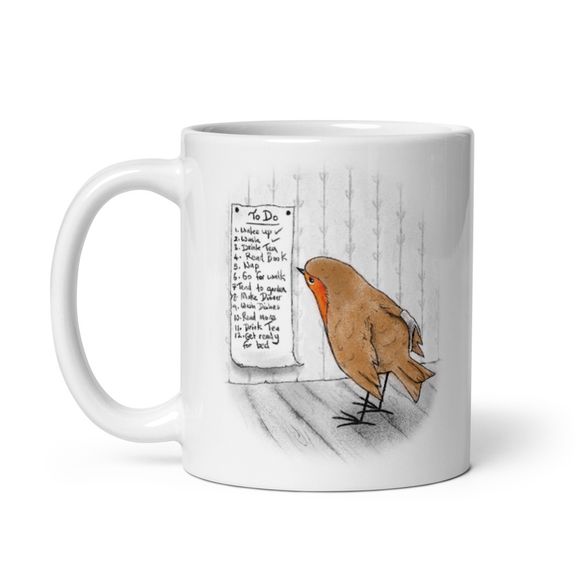 The &#x27;To-Do&#x27; List - White Glossy Mug - Robin&#x27;s Gift