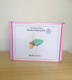 Mini Needle Felting Kit - Magic Acorn - The Wishing Shed - Christmas Tree Decoration