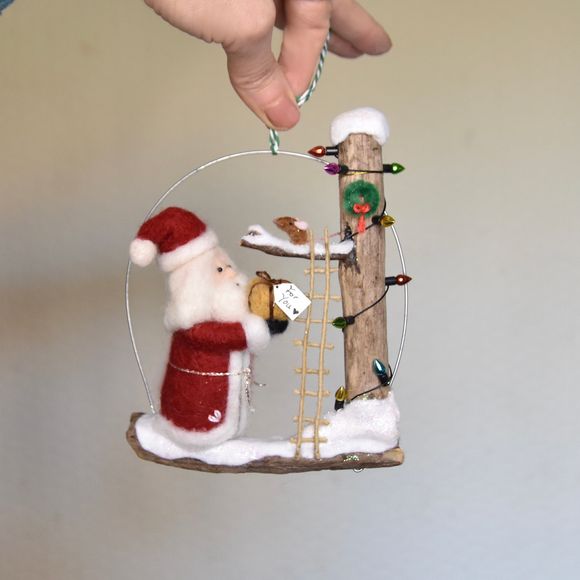 ‘A Gift For Mouse’ One of a Kind Christmas Ornament  