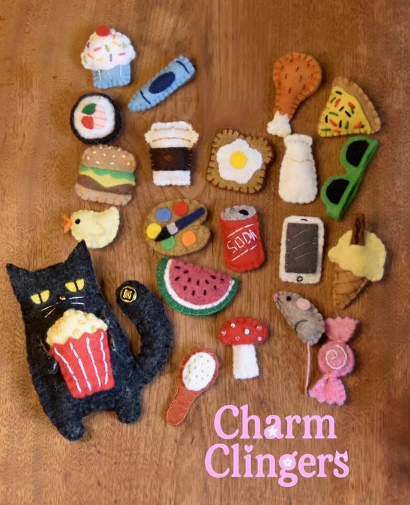 Mixed Charms Set 1 -  Add On For Charm Clingers– PDF  Pattern The Wishing Shed®