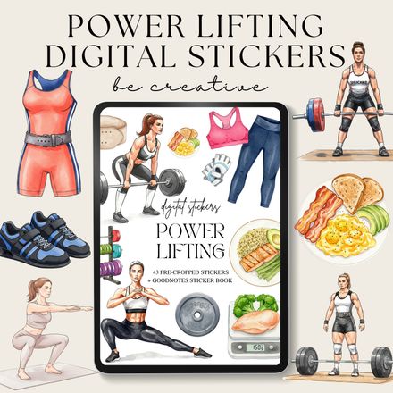 Power Lifting Stickers