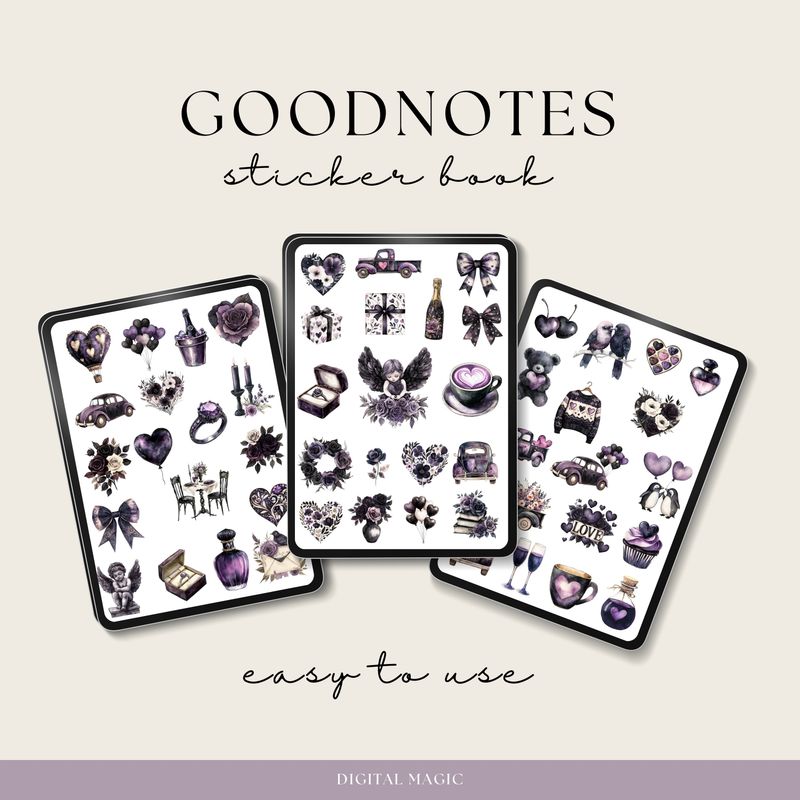 Dramatic Valentines Stickers