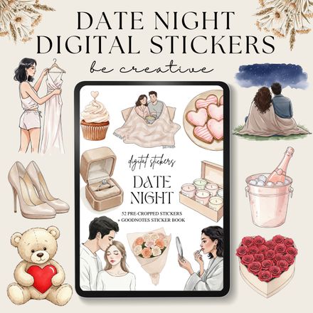 Date Night Stickers