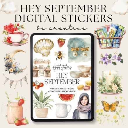 Hey September Stickers