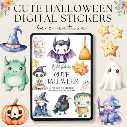 Cute Halloween Stickers