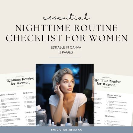  Nighttime Routine Checklist 