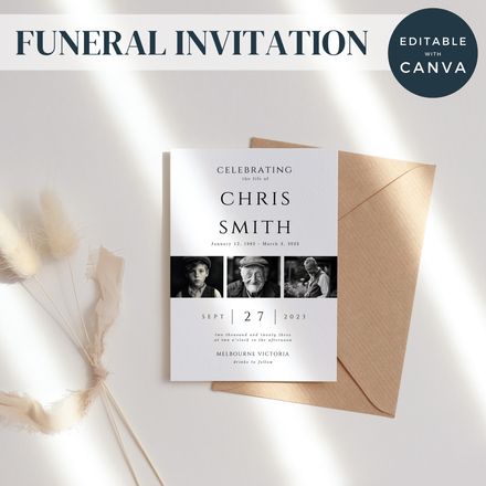 Funeral Invitation