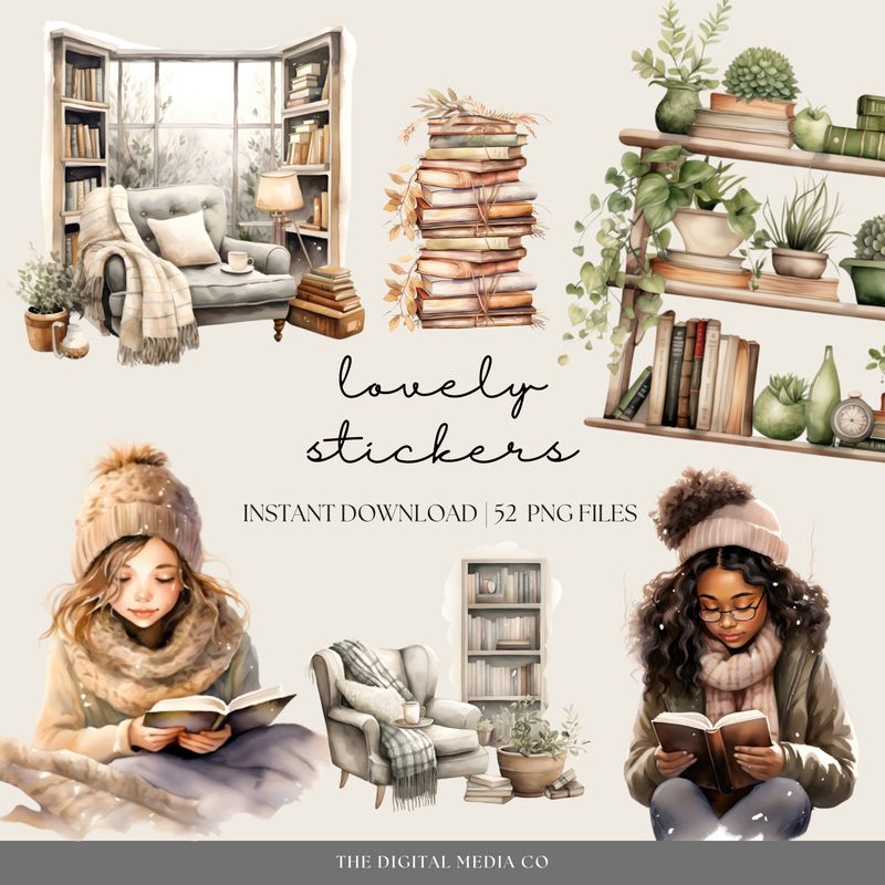 Bookish Mood Stickers