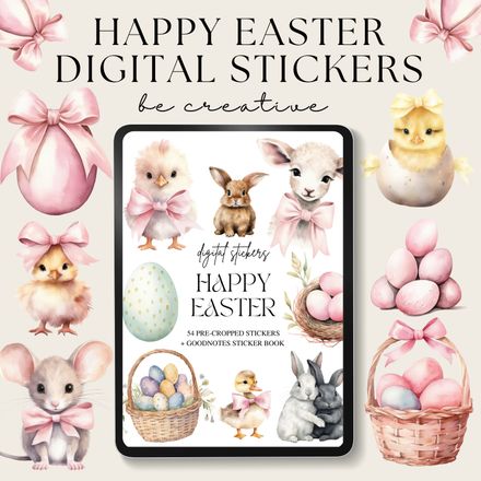 Happy Easter Stickers