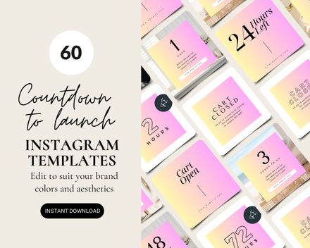 Product Launch Instagram Templates