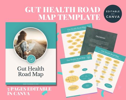  Gut Health Road Map template 