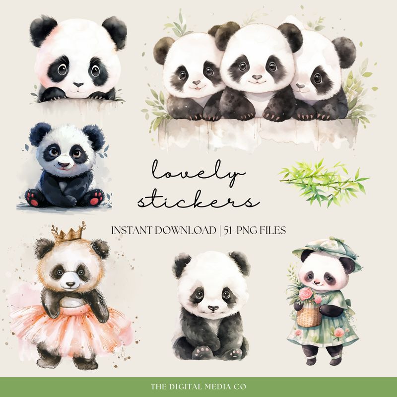 Panda Stickers