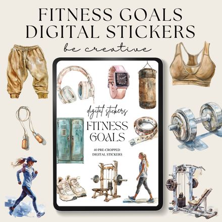 Fitness Goals Stickers