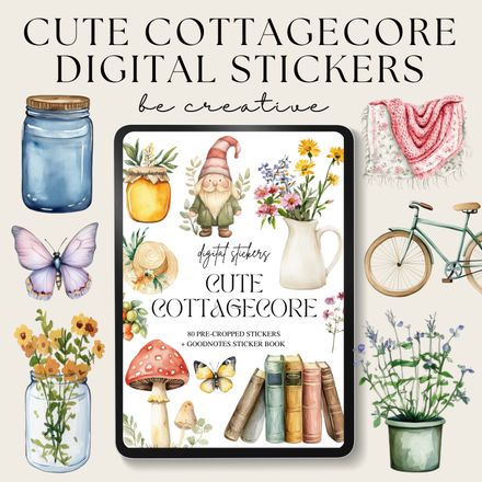 Cute Cottagecore Stickers