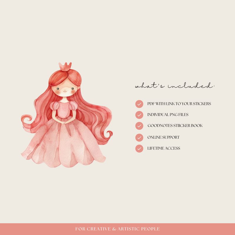 Lovely Princess Stickers