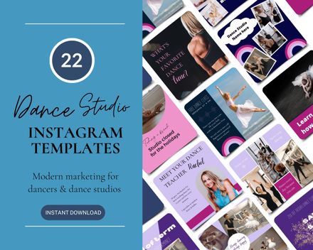 Dance Studio Social Media Posts