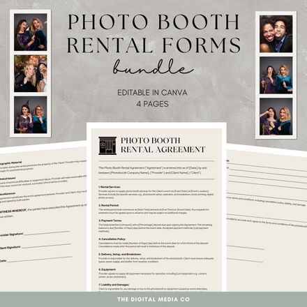 Photo Booth Rental Forms