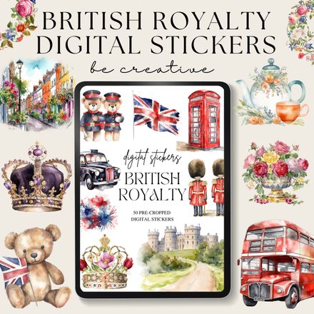  British Royalty Stickers 