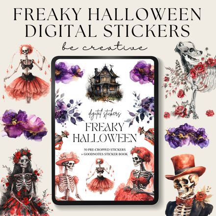 Freaky Halloween Stickers