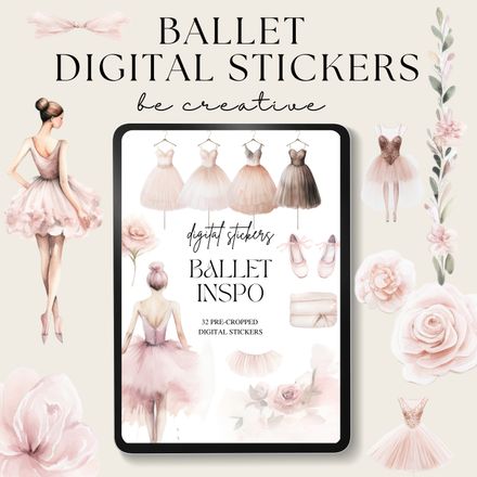 Ballet Digital Stickers
